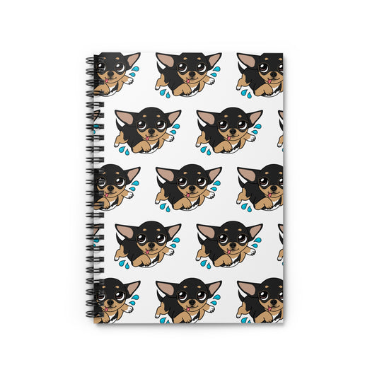 Air Swimming Maya Spiral Notebook – Gentle Summer Joy