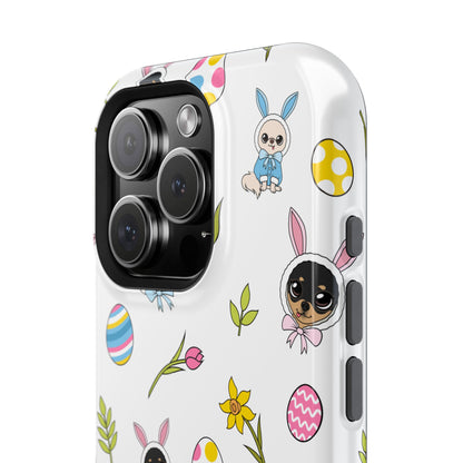Cedric & Maya Easter Pattern Magnetic Tough Phone Case