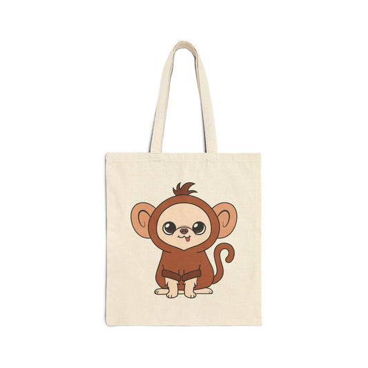 Chunky Monkey Cedric Cotton Canvas Tote – Tiny Wins