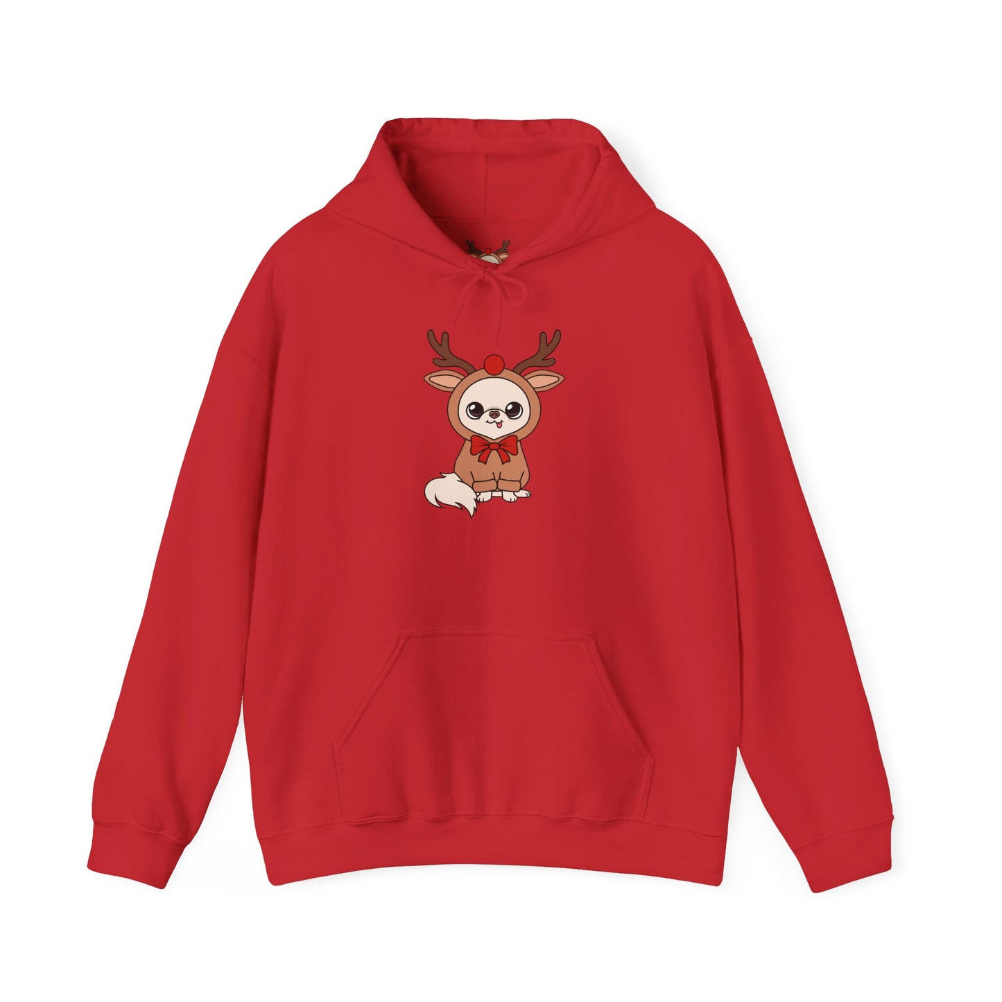 Cedric Reindeer Cheer Unisex Hoodie – Tiny Festive Joy
