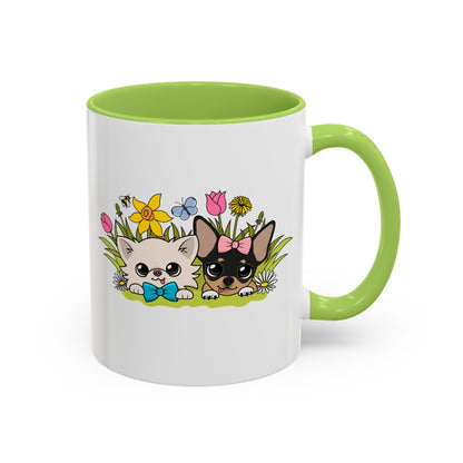 Cedric and Maya's Spring Garden Tour Accent Coffee Mug