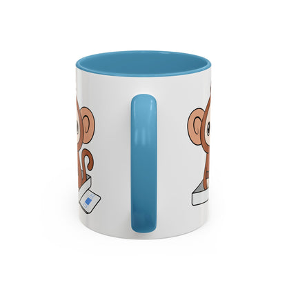 Chunky Monkey Weigh-In Moment Accent Coffee Mug
