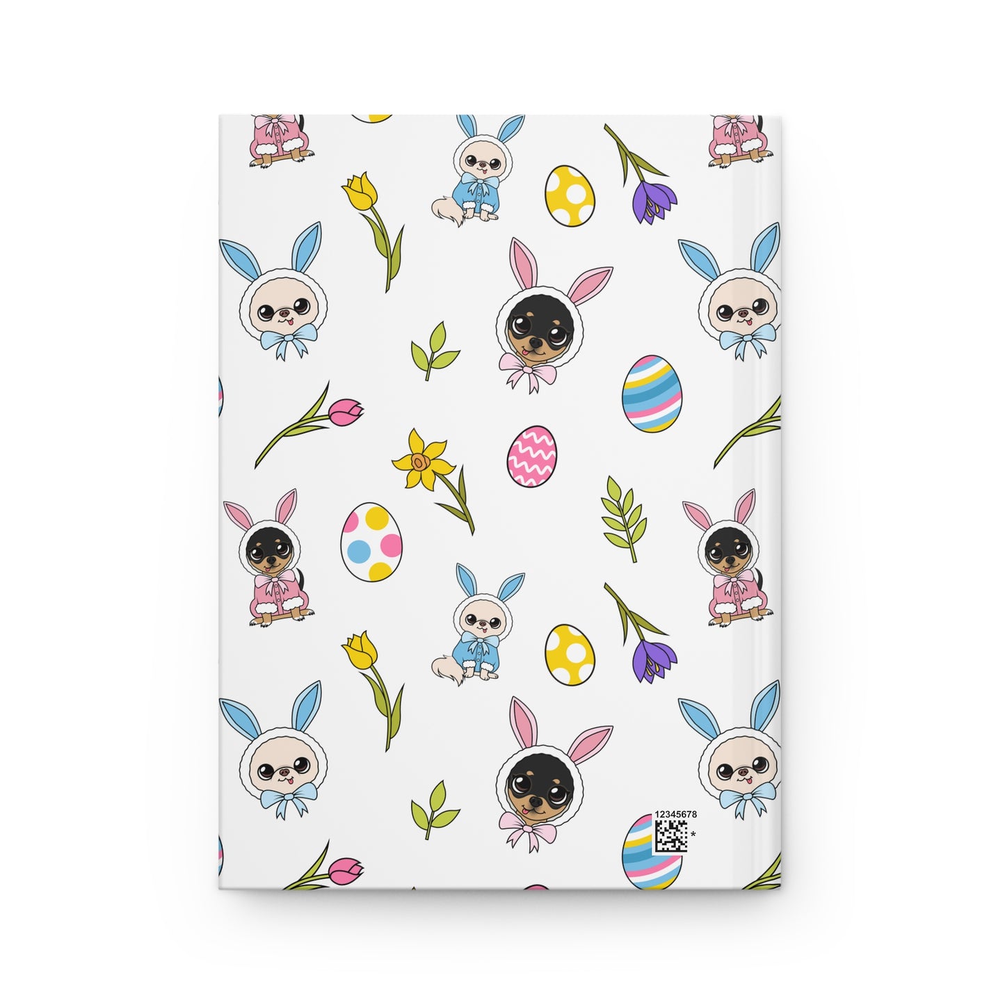 Cedric & Maya Easter Pattern Matte Hardcover Journal