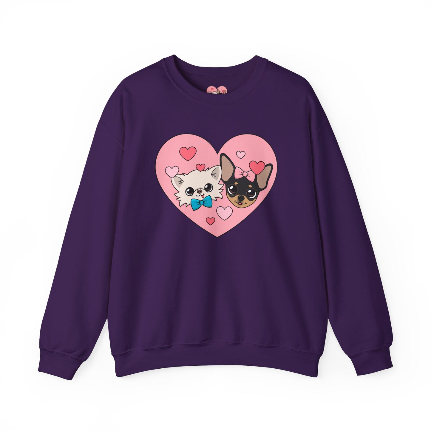 💕 Cedric & Maya’s Sweetheart Sibling Sweatshirt – Pink Heart Edition 💕