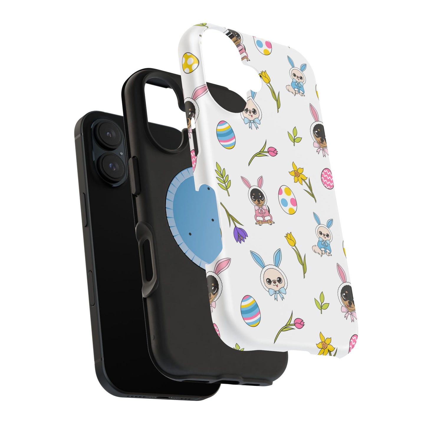 Cedric & Maya Easter Pattern Magnetic Tough Phone Case
