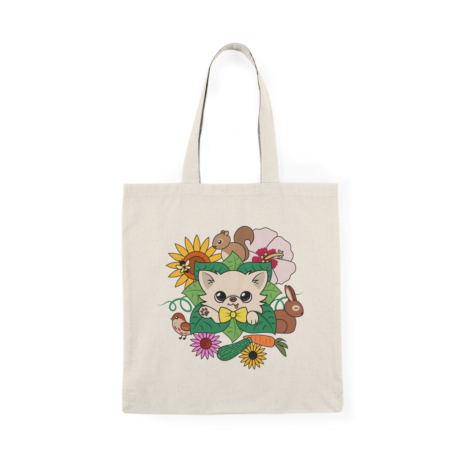 Cedric's Garden Tour Cotton Tote - Tiny Chihuahua Shop