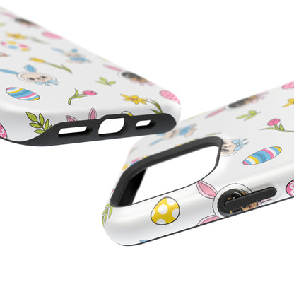 Cedric & Maya Easter Pattern Magnetic Tough Phone Case