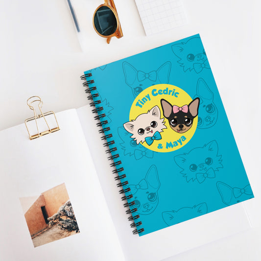 Tiny Chihuahua Notebook - Blue Edition