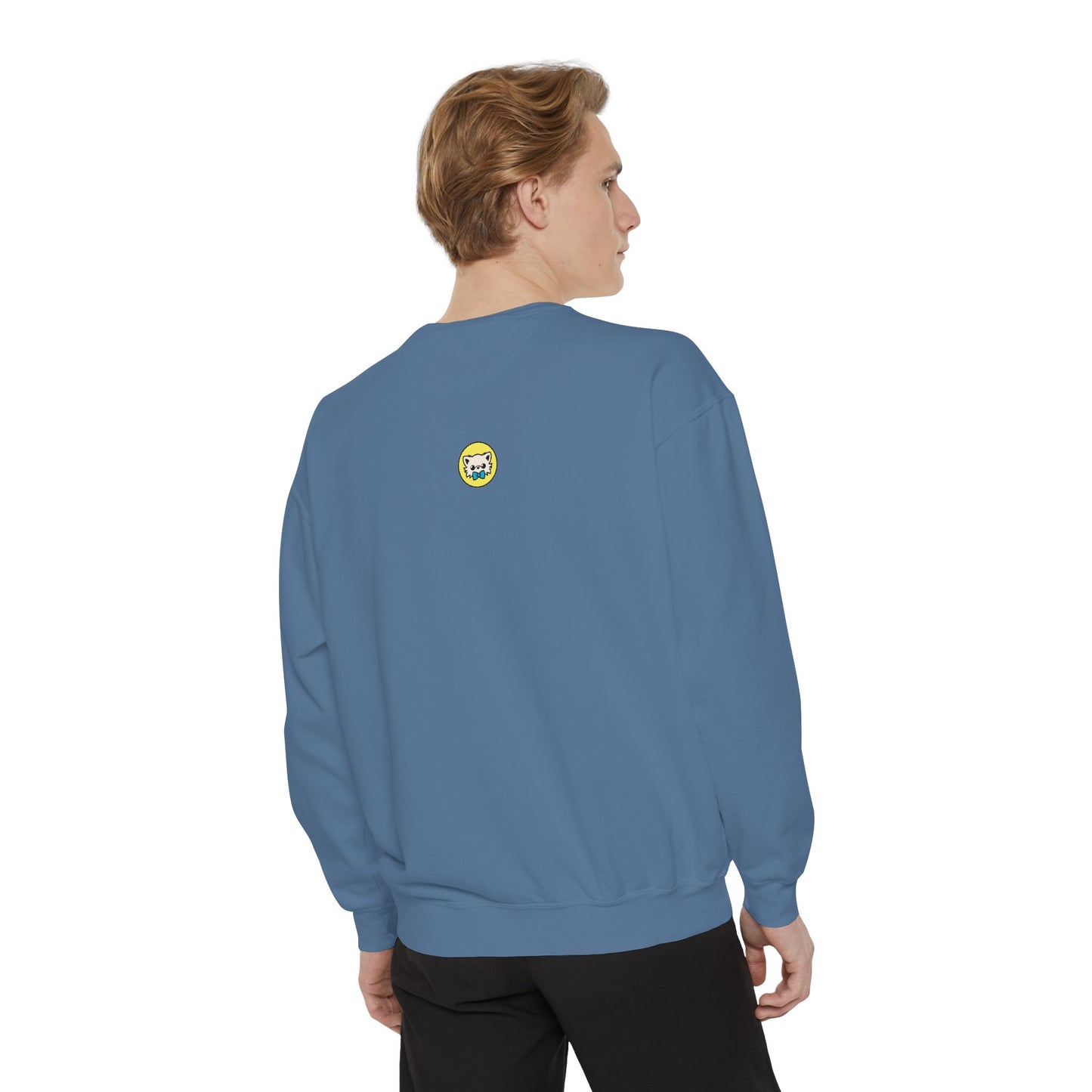 Cute Cat Duo Sweatshirt — Kawaii Kitten Graphic Pullover