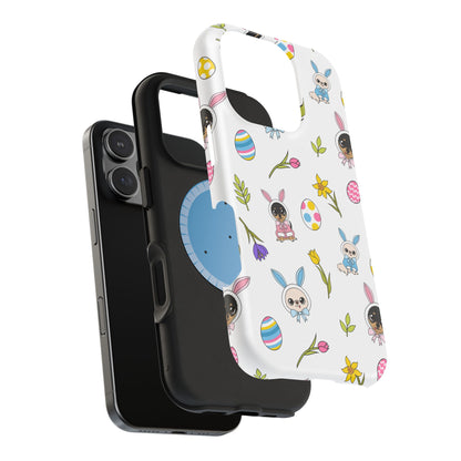 Cedric & Maya Easter Pattern Magnetic Tough Phone Case