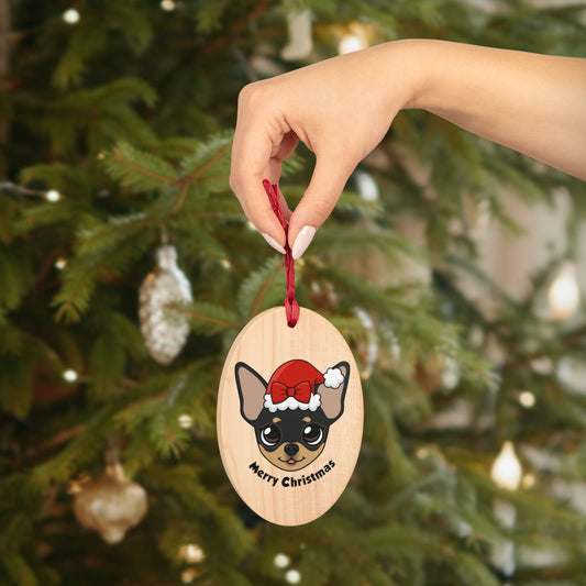 Maya's Festive Charm Ornament - Tiny Chihuahua Shop