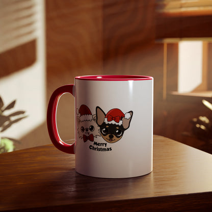 Cedric & Maya's Merry Christmas Mug - Tiny Chihuahua Shop