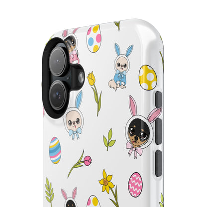 Cedric & Maya Easter Pattern Magnetic Tough Phone Case