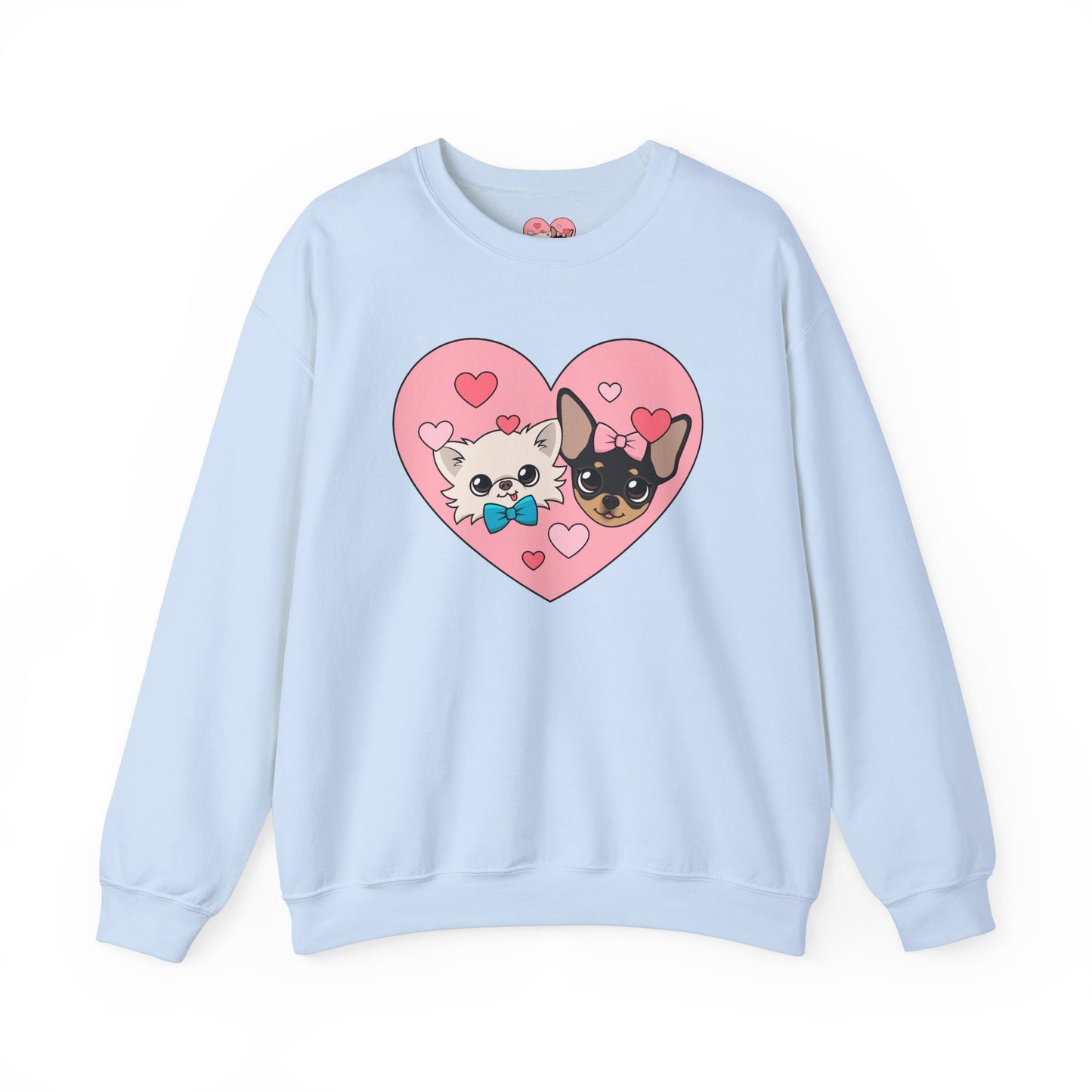 💕 Cedric & Maya’s Sweetheart Sibling Sweatshirt – Pink Heart Edition 💕