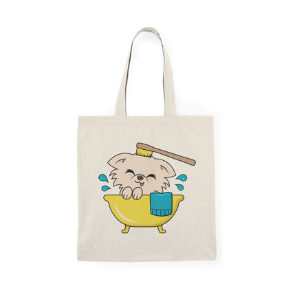 Cedric's Bath Time Cotton Tote - Tiny Chihuahua Shop