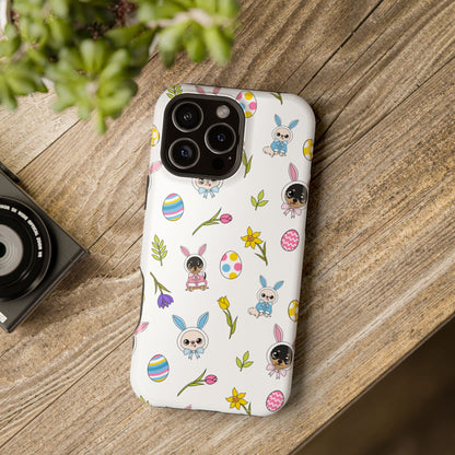 Cedric & Maya Easter Pattern Magnetic Tough Phone Case