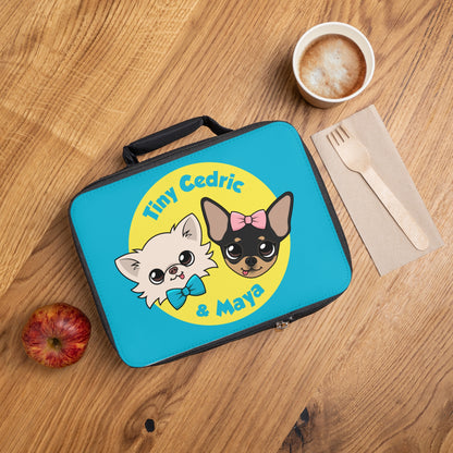 Tiny Chihuahua Lunch Bag - Blue Edition