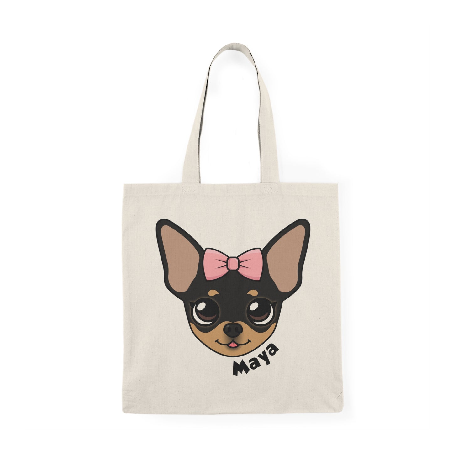 Tiny Chihuahua Maya's Signature Cotton Tote - Tiny Chihuahua Shop