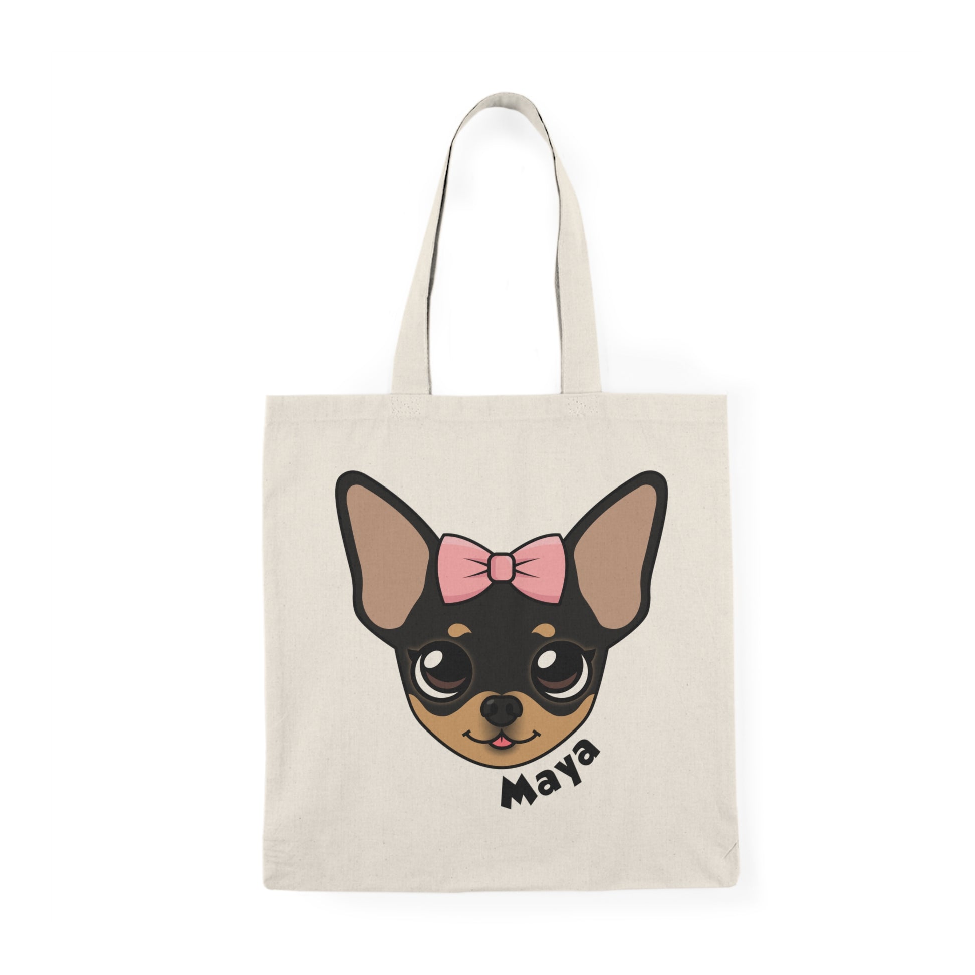 Tiny Chihuahua Maya's Signature Cotton Tote - Tiny Chihuahua Shop