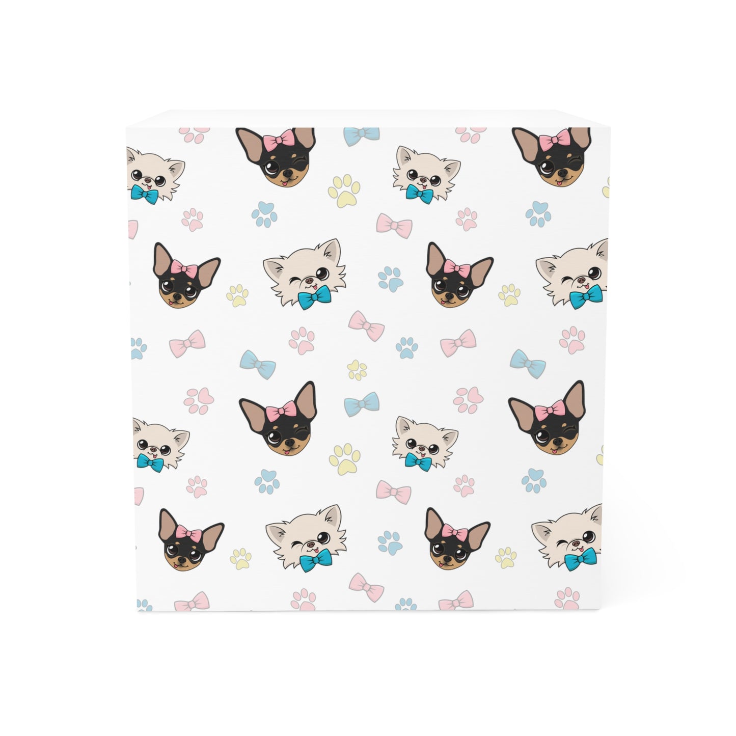 Cedric and Maya Winks & Bows Note Cube – Tiny Little Hellos