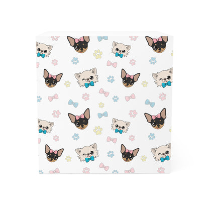 Cedric and Maya Winks & Bows Note Cube – Tiny Little Hellos