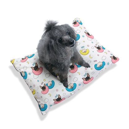 Cedric & Maya Nap Time Pattern Pet Bed – Dreamy Cozy Nest