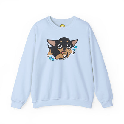 Air Swimming Maya Unisex Crewneck Sweatshirt – Gentle Summer Paws
