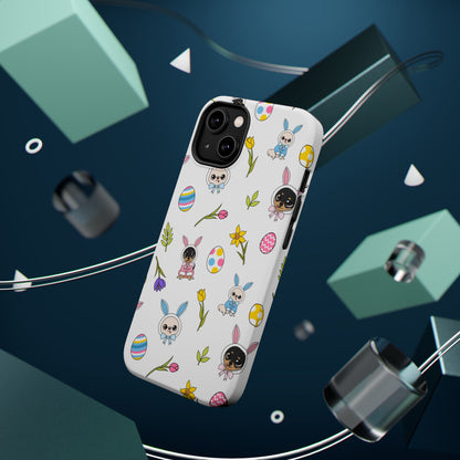 Cedric & Maya Easter Pattern Magnetic Tough Phone Case
