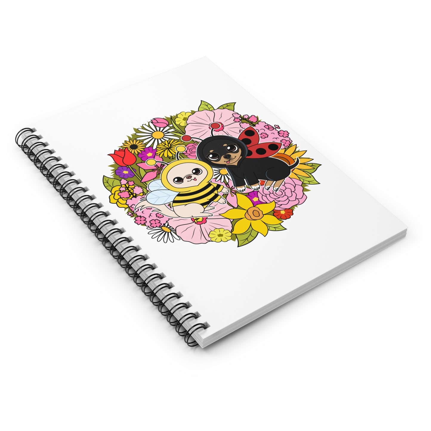 Blooming Garden Bug‑Chis Notebook