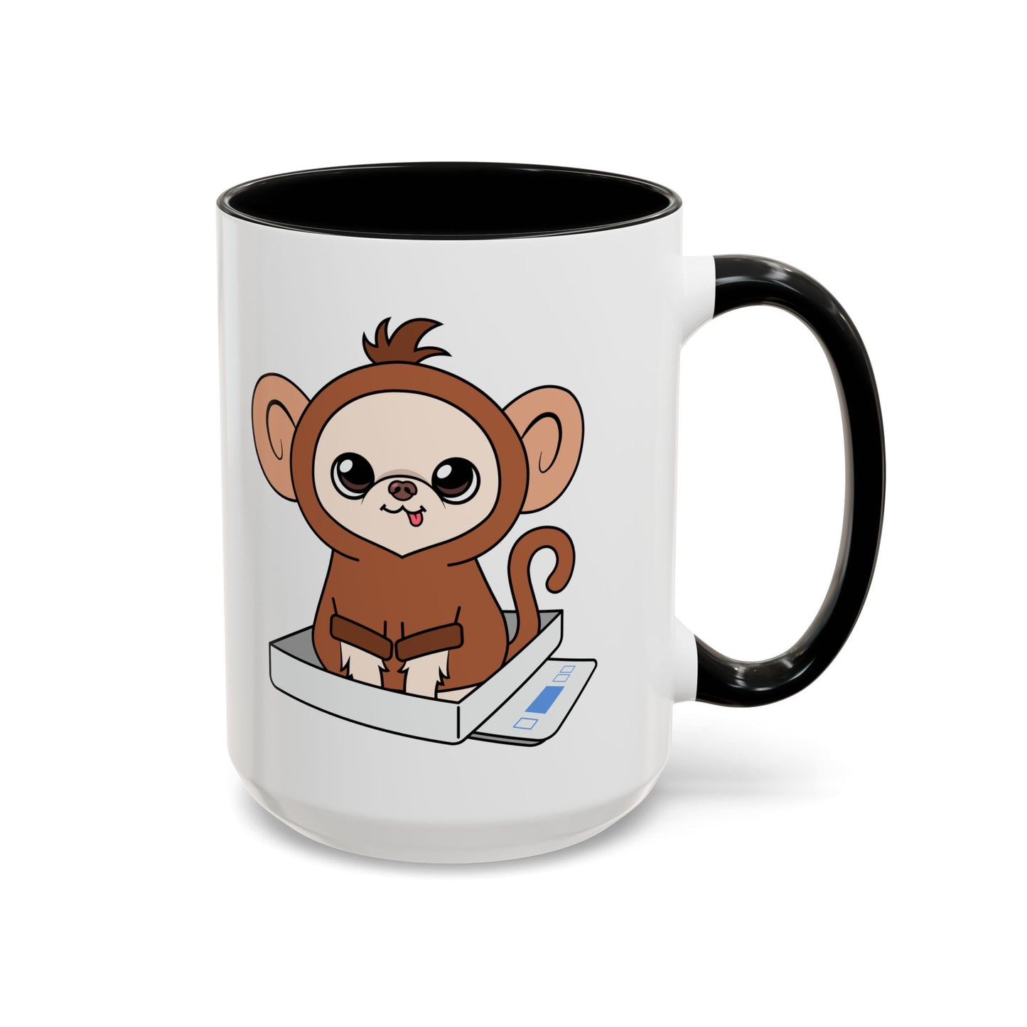 Chunky Monkey Weigh-In Moment Accent Coffee Mug