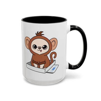 Chunky Monkey Weigh-In Moment Accent Coffee Mug