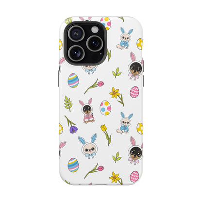 Cedric & Maya Easter Pattern Magnetic Tough Phone Case