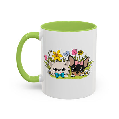 Cedric and Maya's Spring Garden Tour Accent Coffee Mug