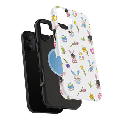 Cedric & Maya Easter Pattern Magnetic Tough Phone Case