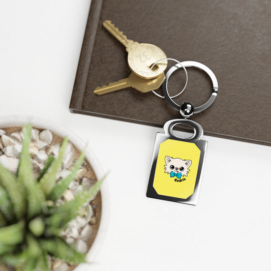 Cedric's Charm Keyring - Zinc