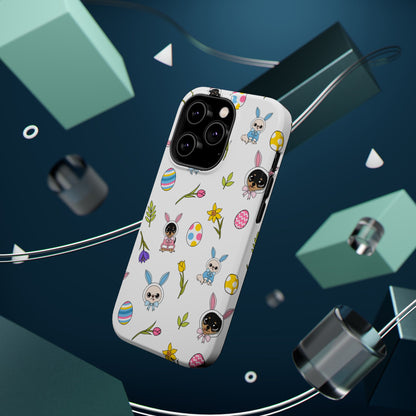 Cedric & Maya Easter Pattern Magnetic Tough Phone Case