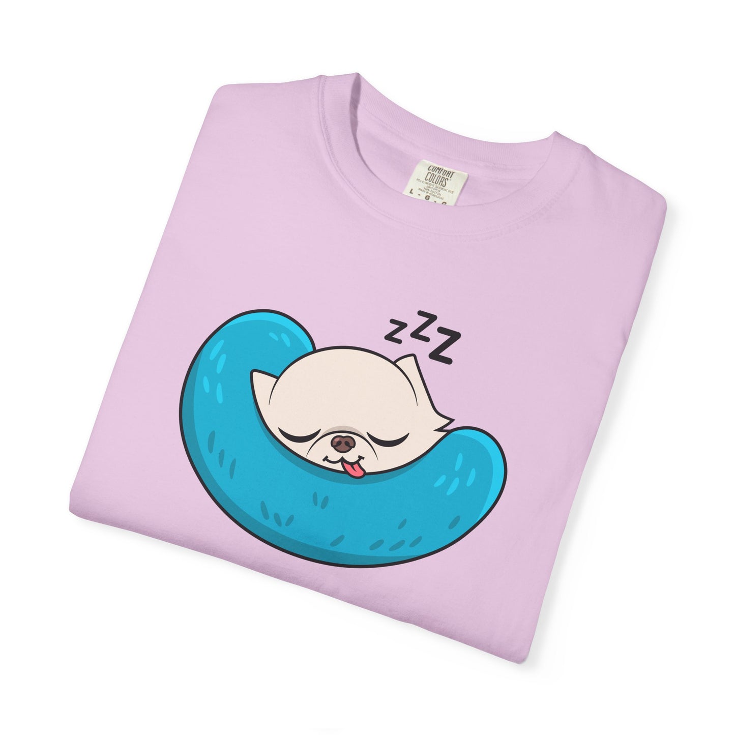 Sleepy Nap Time Cedric Garment-Dyed T-Shirt – Blue Calm