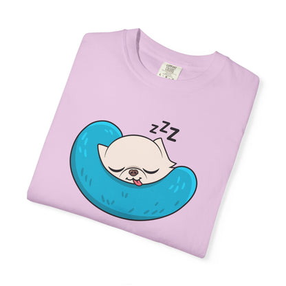 Sleepy Nap Time Cedric Garment-Dyed T-Shirt – Blue Calm