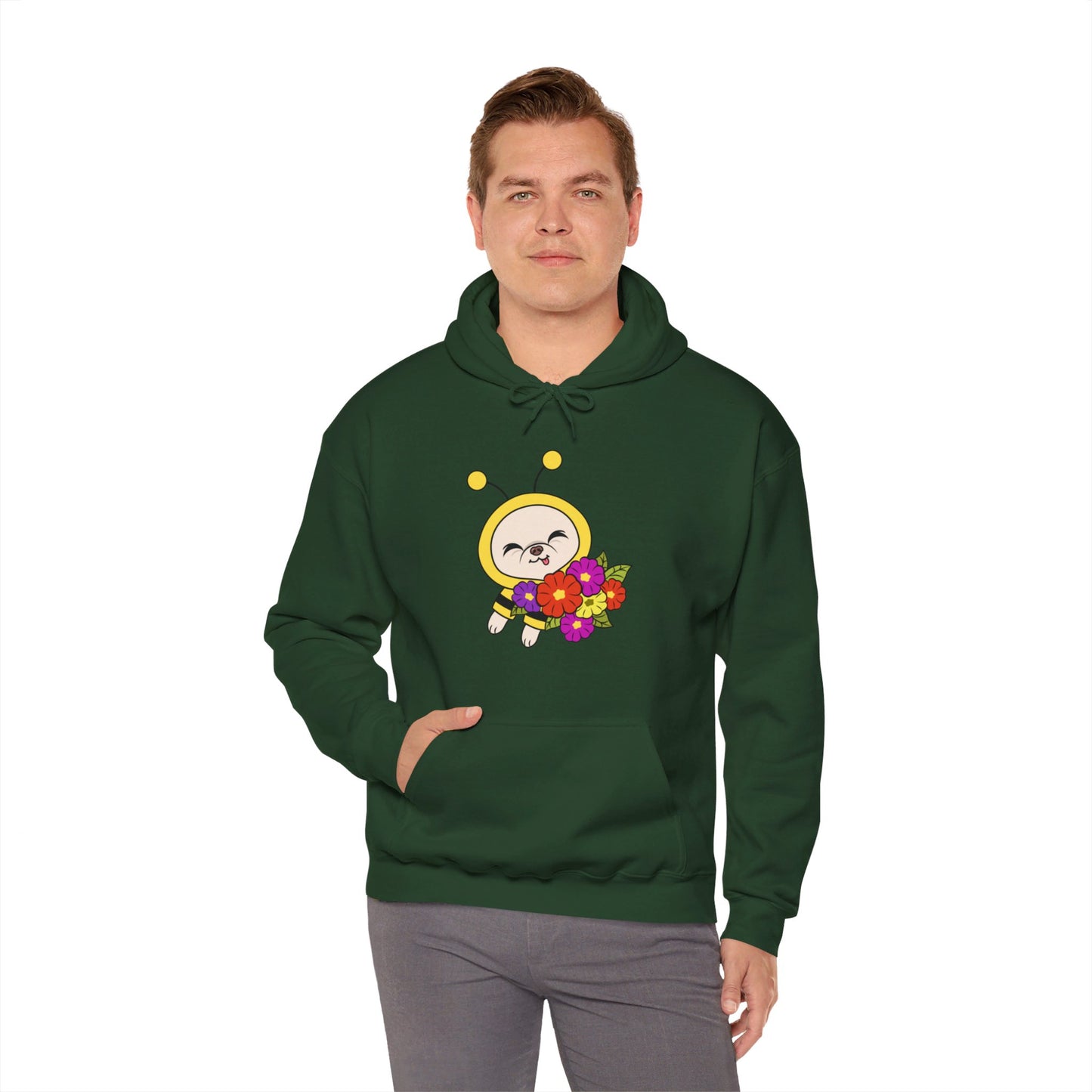 Sudadera con capucha con clasificación de flores de Beedric