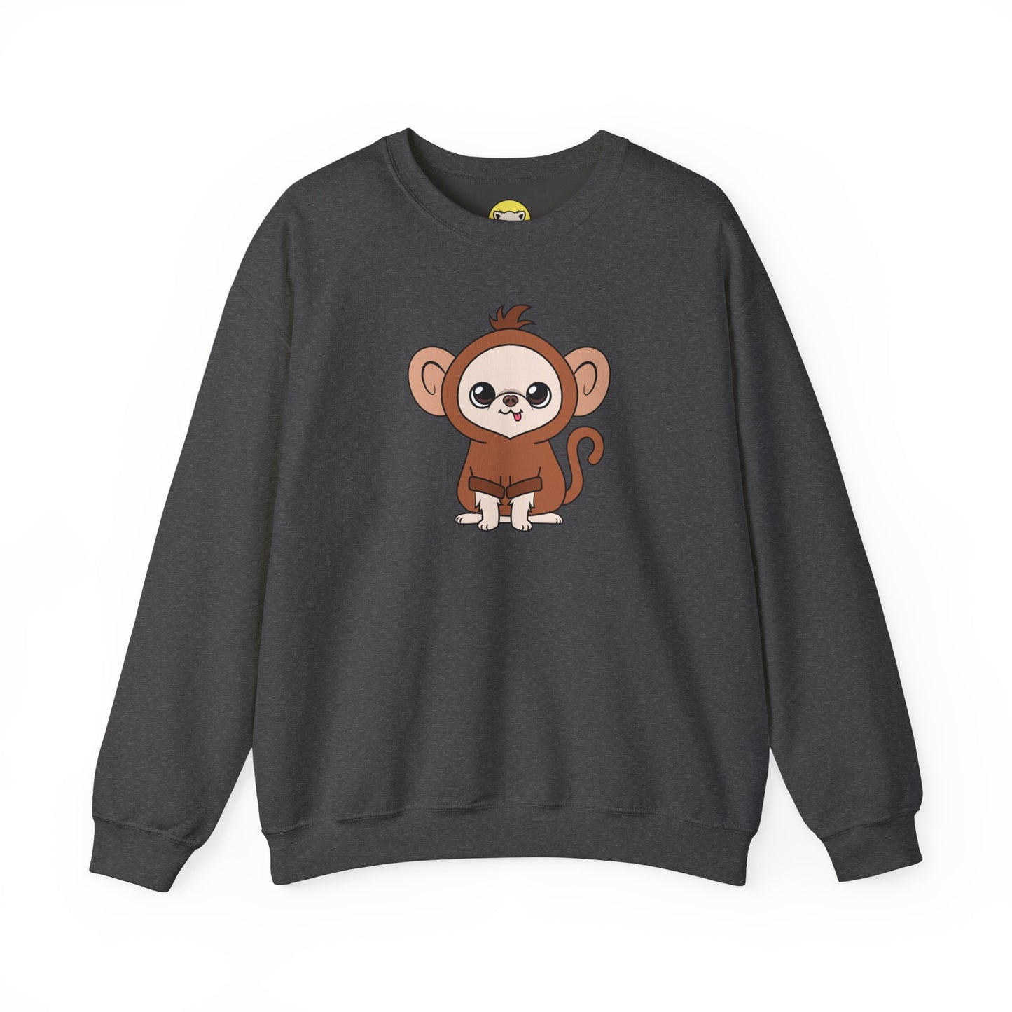 Chunky Monkey Cedric Unisex Crewneck Sweatshirt – Tiny, Safe, Loved