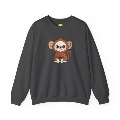 Chunky Monkey Cedric Unisex Crewneck Sweatshirt – Tiny, Safe, Loved