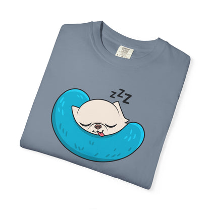 Sleepy Nap Time Cedric Garment-Dyed T-Shirt – Blue Calm
