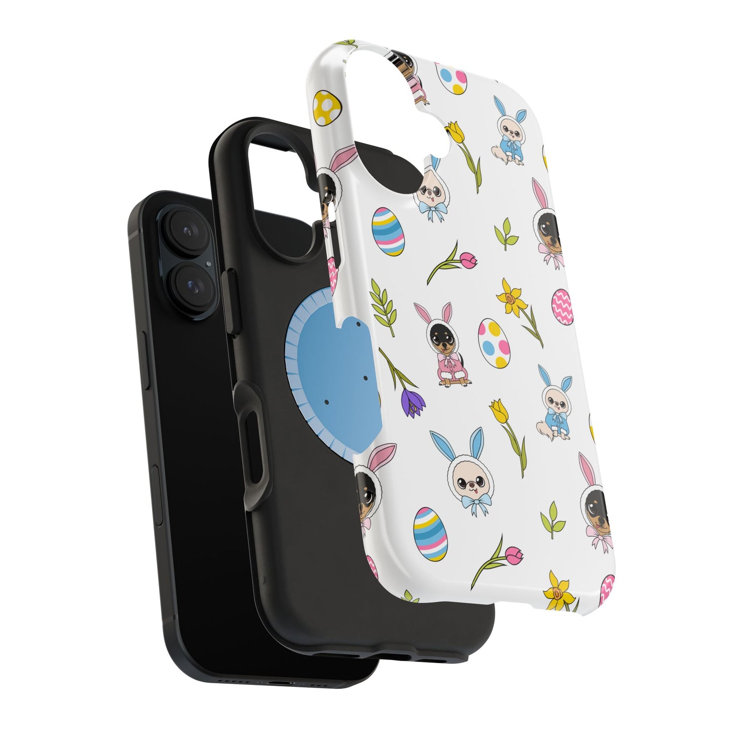 Cedric & Maya Easter Pattern Magnetic Tough Phone Case