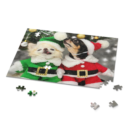 Puzzle - Elf Cedric and Santa Maya