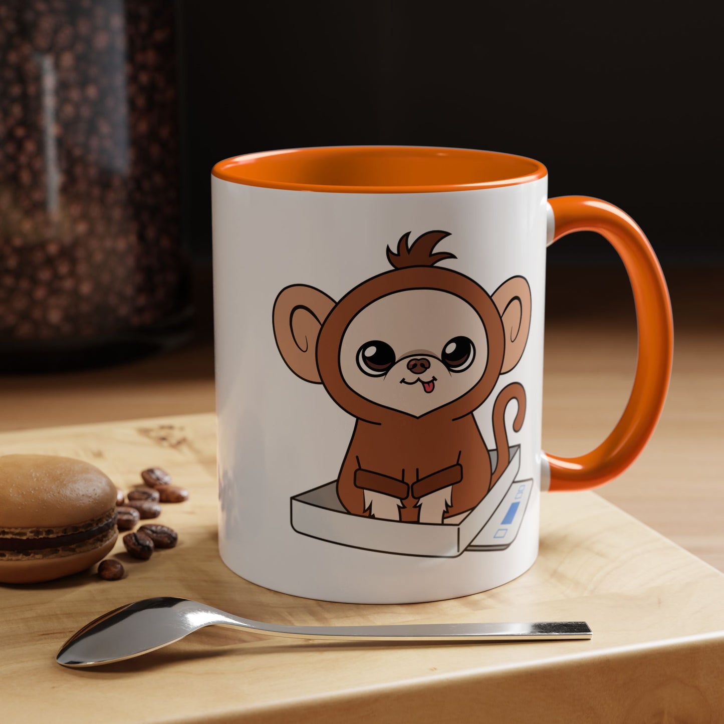 Chunky Monkey Weigh-In Moment Accent Coffee Mug