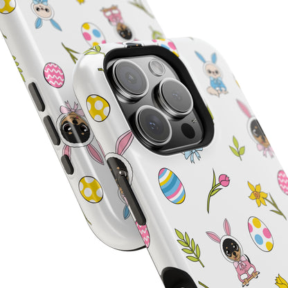 Cedric & Maya Easter Pattern Magnetic Tough Phone Case