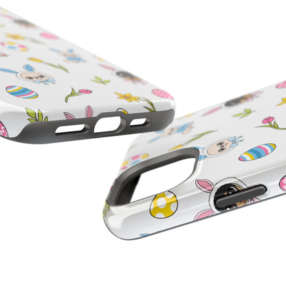 Cedric & Maya Easter Pattern Magnetic Tough Phone Case