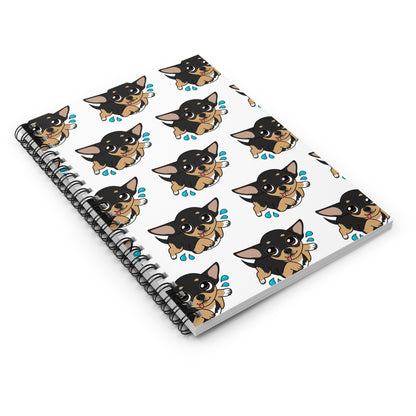 Air Swimming Maya Spiral Notebook – Gentle Summer Joy