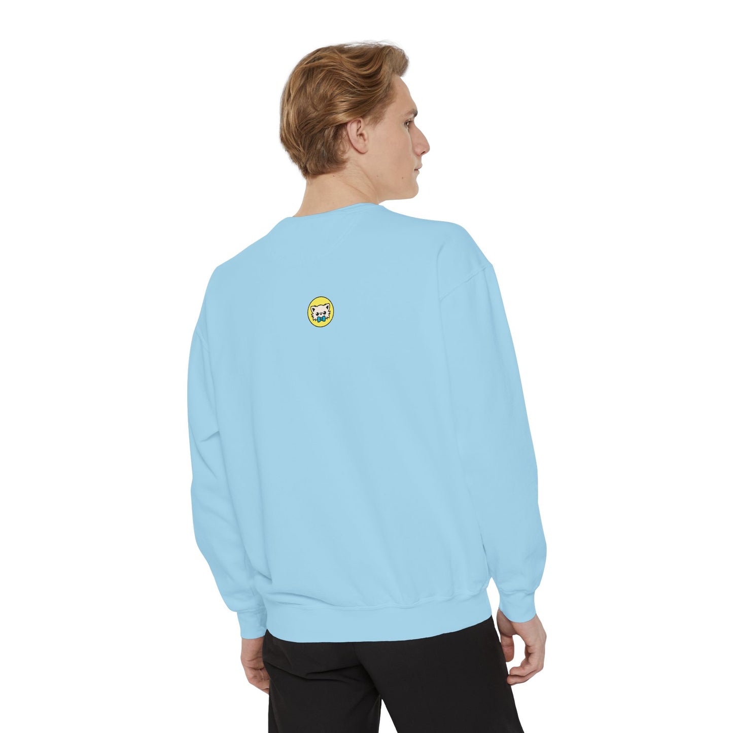 Cute Cat Duo Sweatshirt — Kawaii Kitten Graphic Pullover