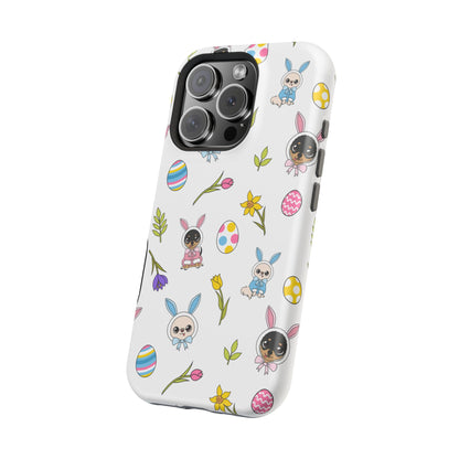 Cedric & Maya Easter Pattern Magnetic Tough Phone Case